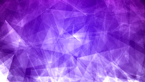 4k abstracto brillante futurista, red, tecnología, ciencia, celebración geométrico púrpura fondo en bucle con triángulos