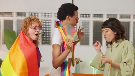 celebración del orgullo lgbtq