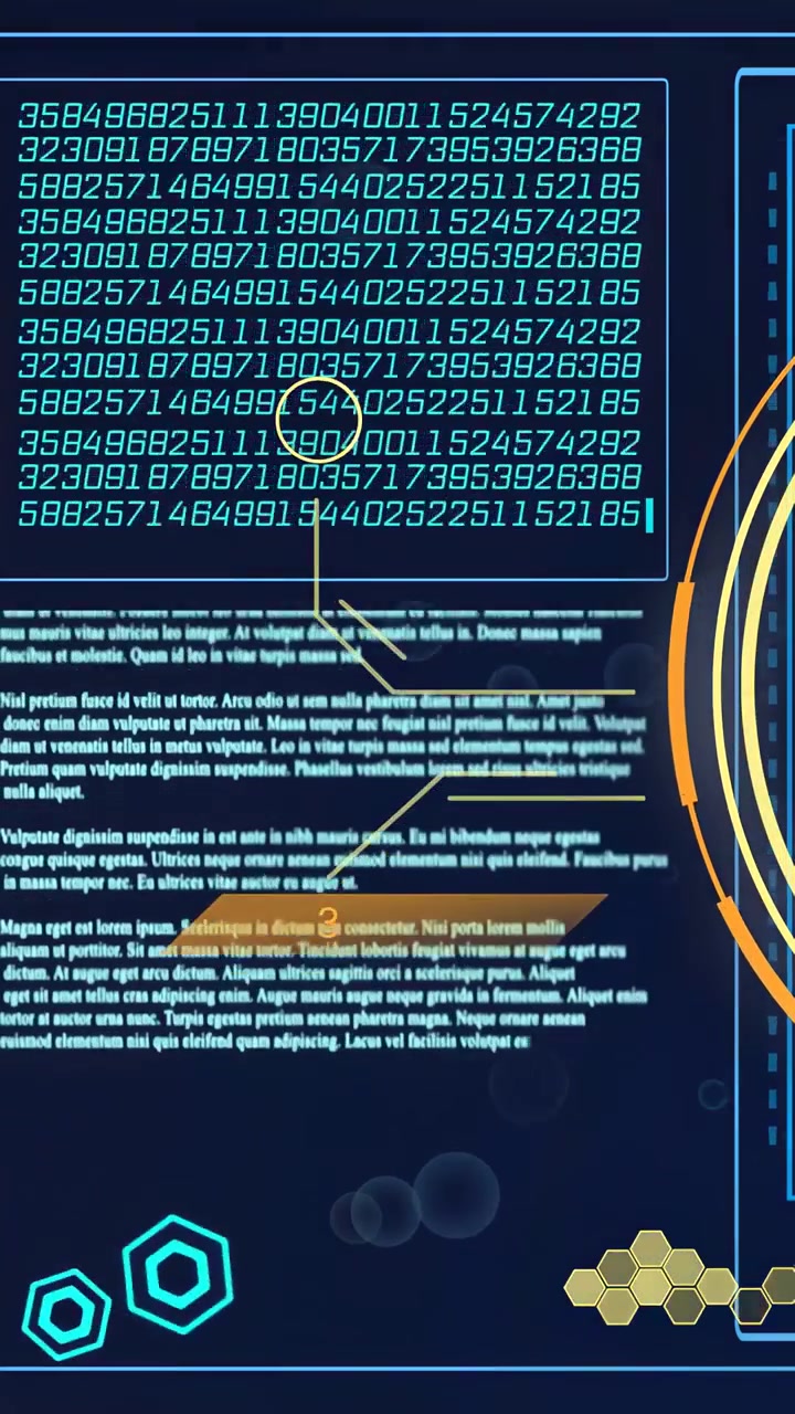 Vertical video: Scan starting, reticle scanning teal matrix, updating orange readouts for debug