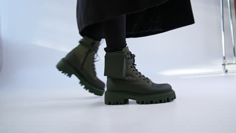 women's fashionable military inspired boots