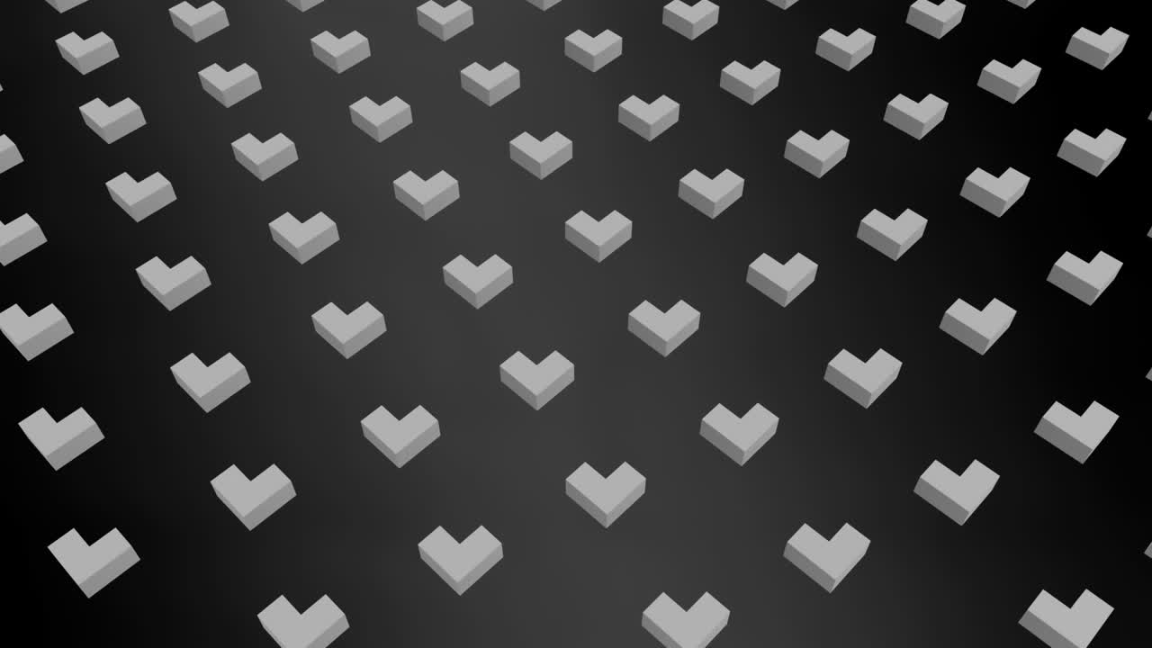 3d 회색 양식이 움직입니다.