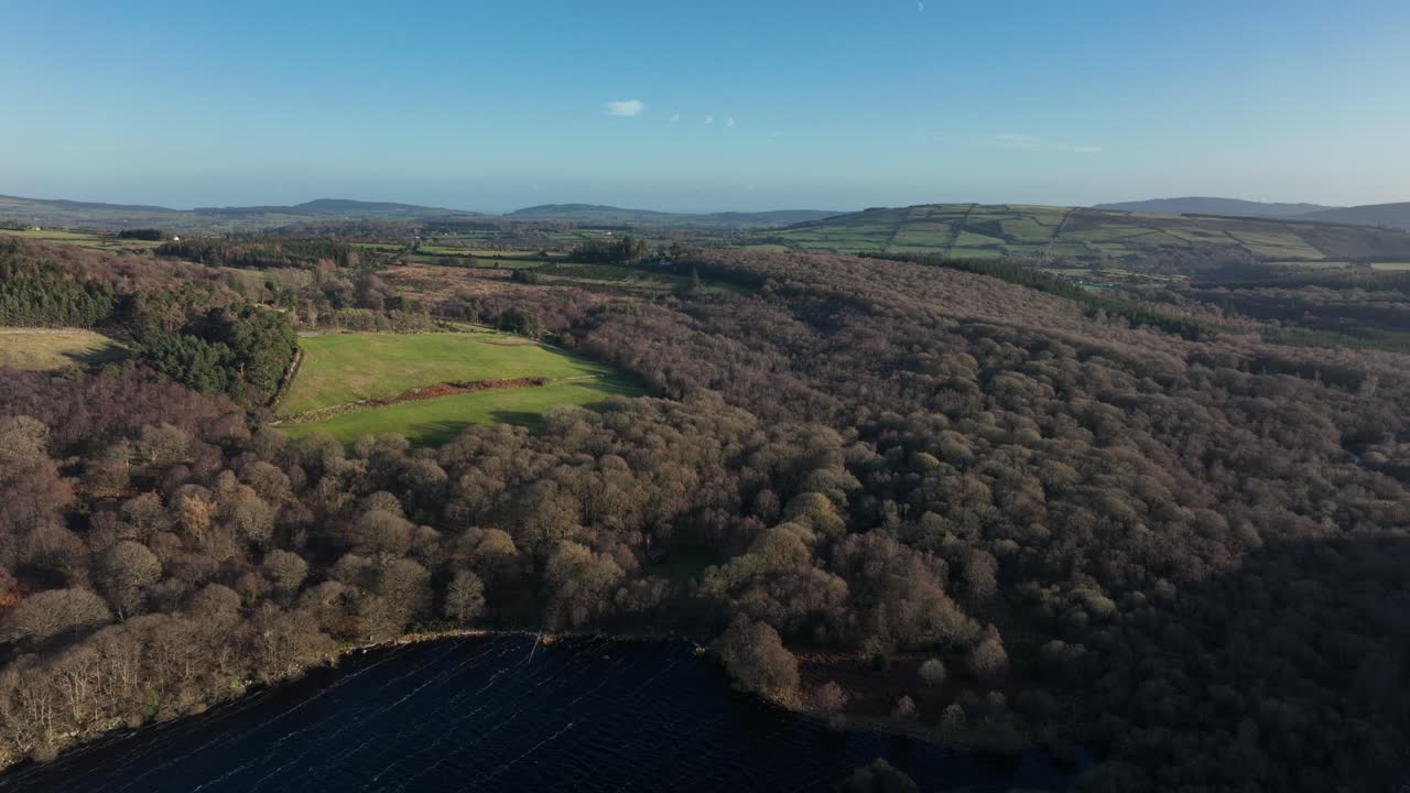 lough dan, wicklow, irlanda