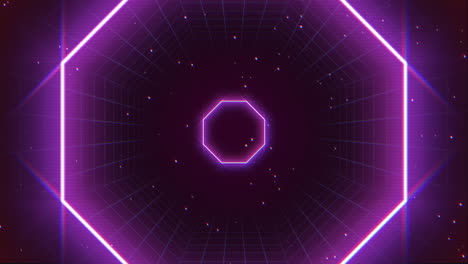 Glowing-future-futuristic-hexagonal-grid-with-center-circle