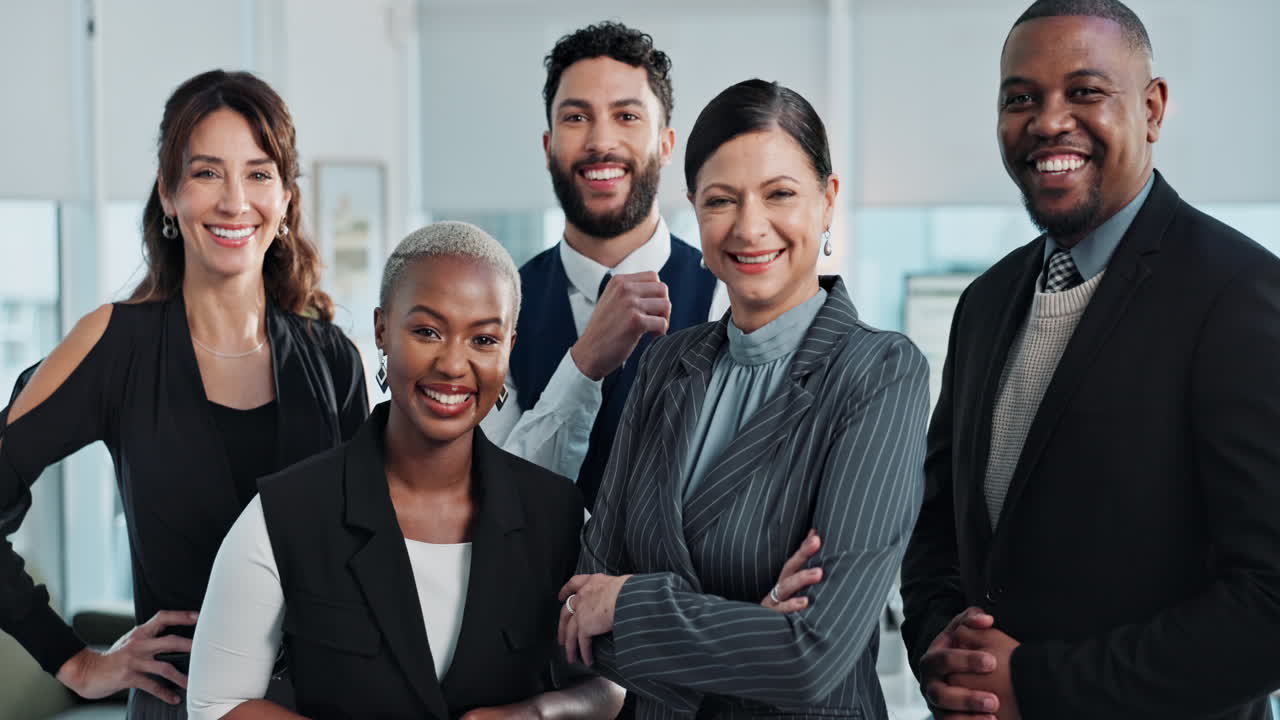equipo de negocios diverso en la oficina