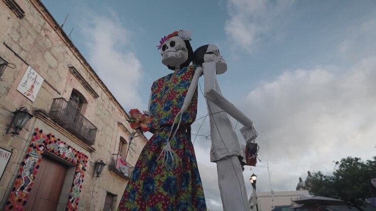 Day of the Dead Skeletons in Oaxaca, Mexico