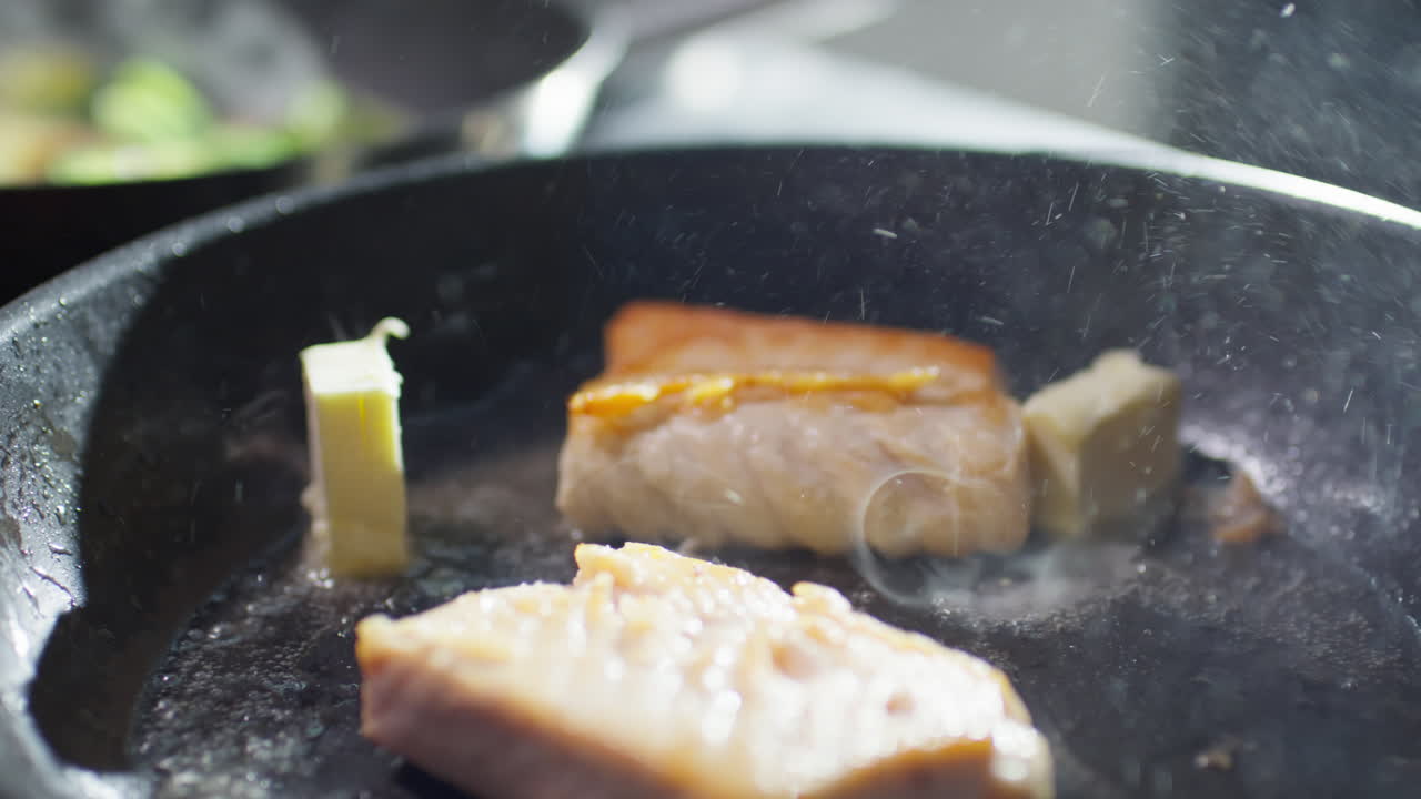 Frying Fish with Butter
