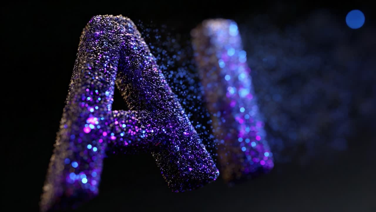 Mesmerizing Visual Representation of Artificial Intelligence: A Stunning Display of Light and Particles Showcasing the Endless Possibilities of AI Technology