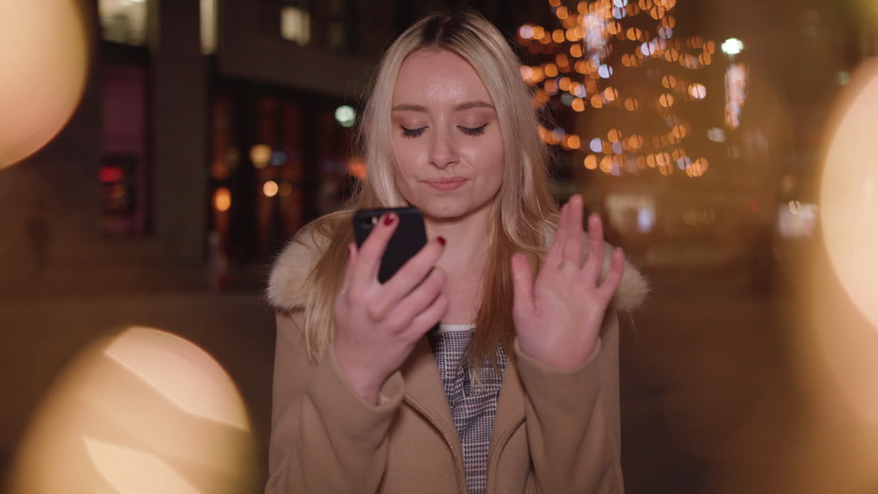 Young Woman Tries to buy the Perfect Gift But Is Unhappy When She Can't Find The Right Present - In Slowmotion