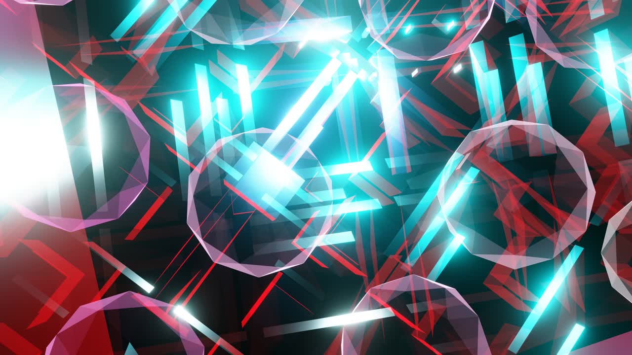 다채로운 박이는 불빛의 vj 루프 배경