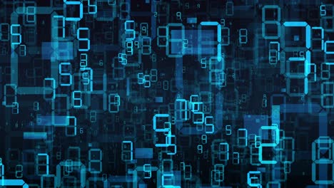 tipografia di numeri digitali [loop]