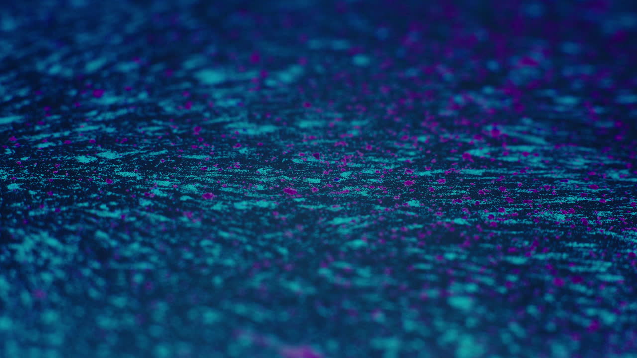 Colourful, organic, liquids macro shots buzzing and flowing