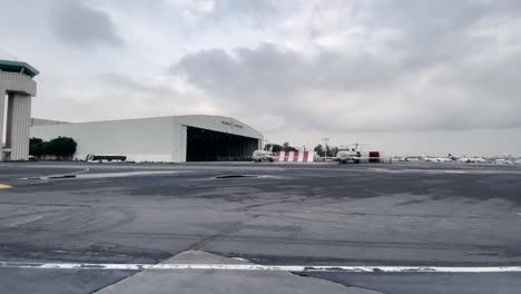 shot from window during a tour of mexico city airport