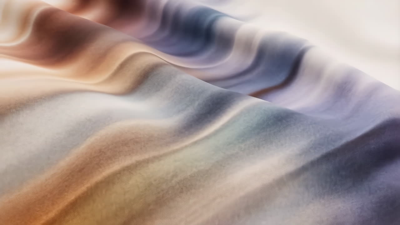 Abstract Flowing Fabric with Soft Color Gradients