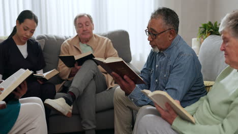 senior people, bible study