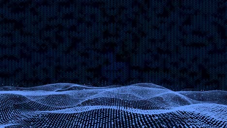 4k animation abstract wireframe analysis swirl mountain.