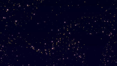 stars and sparkling abstract glitter sparkle particles dust concept of new year or birthday