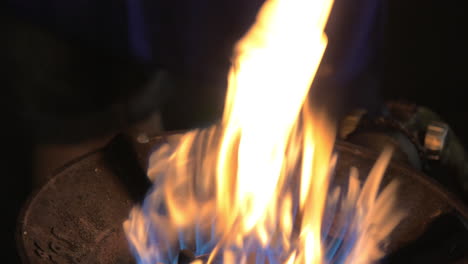 View-of-cooking-noodles-roasting-on-fire-Chinatown-Bangkok-Thailand