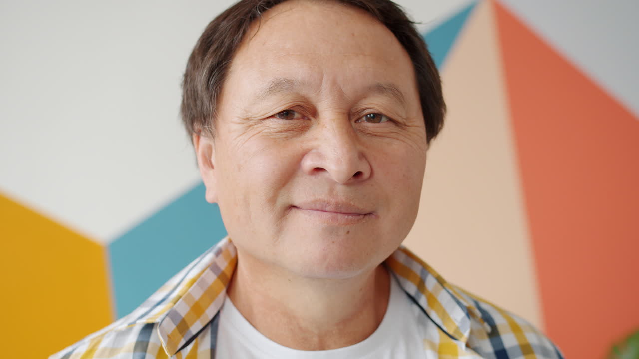 Portrait of a Smiling Asian Man