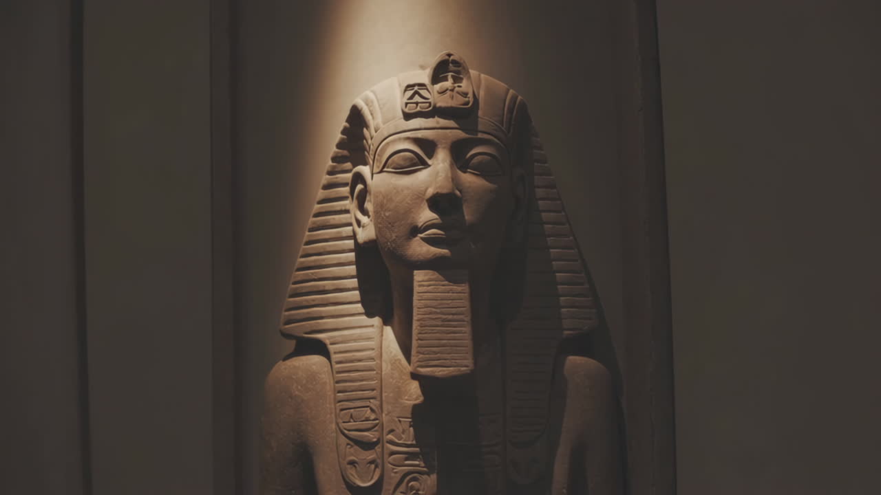 Ancient Egyptian Pharaoh Statue