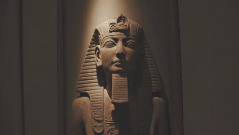 ancient egyptian pharaoh statue