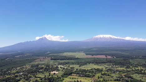 montañas gemelas de kenia kilimanjaro áfrica