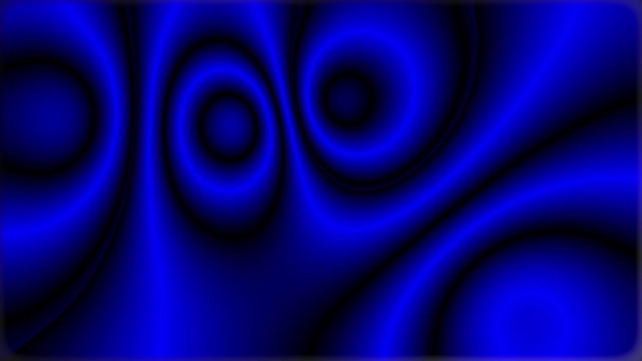 Motivo astratto dinamico blu e nero con onde fluide