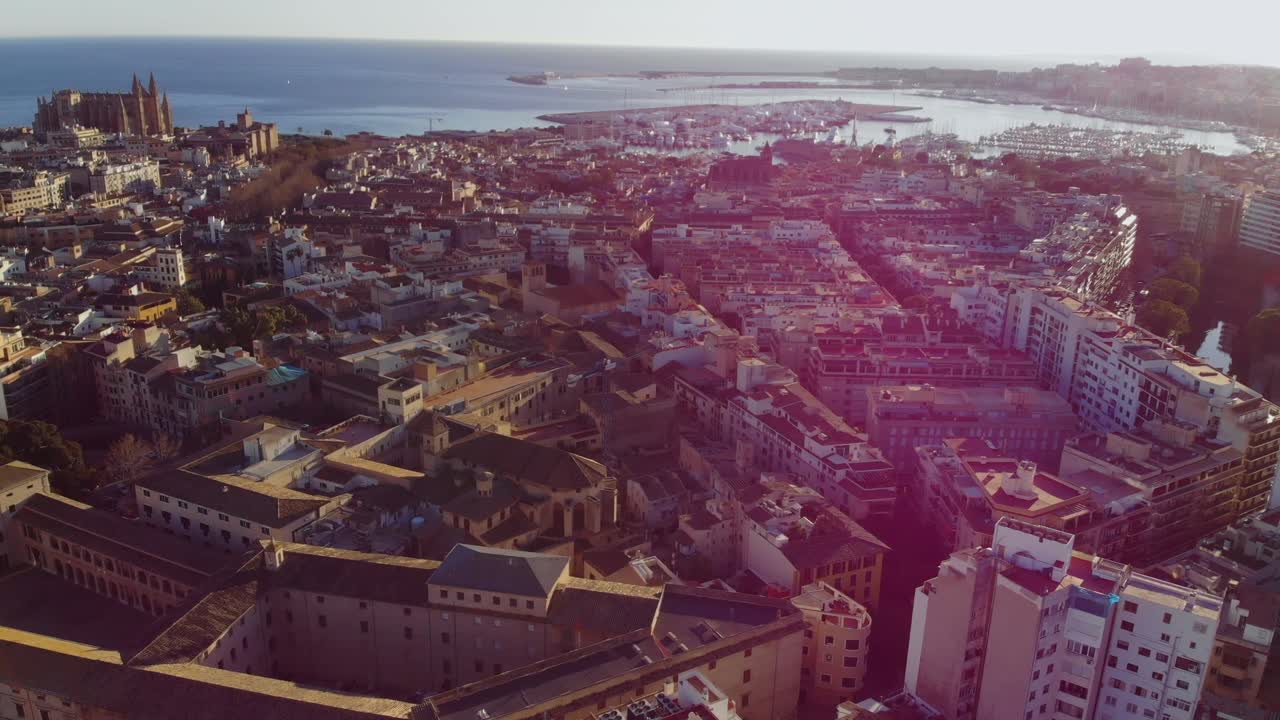 팔마데마요르카 상공 드론 촬영