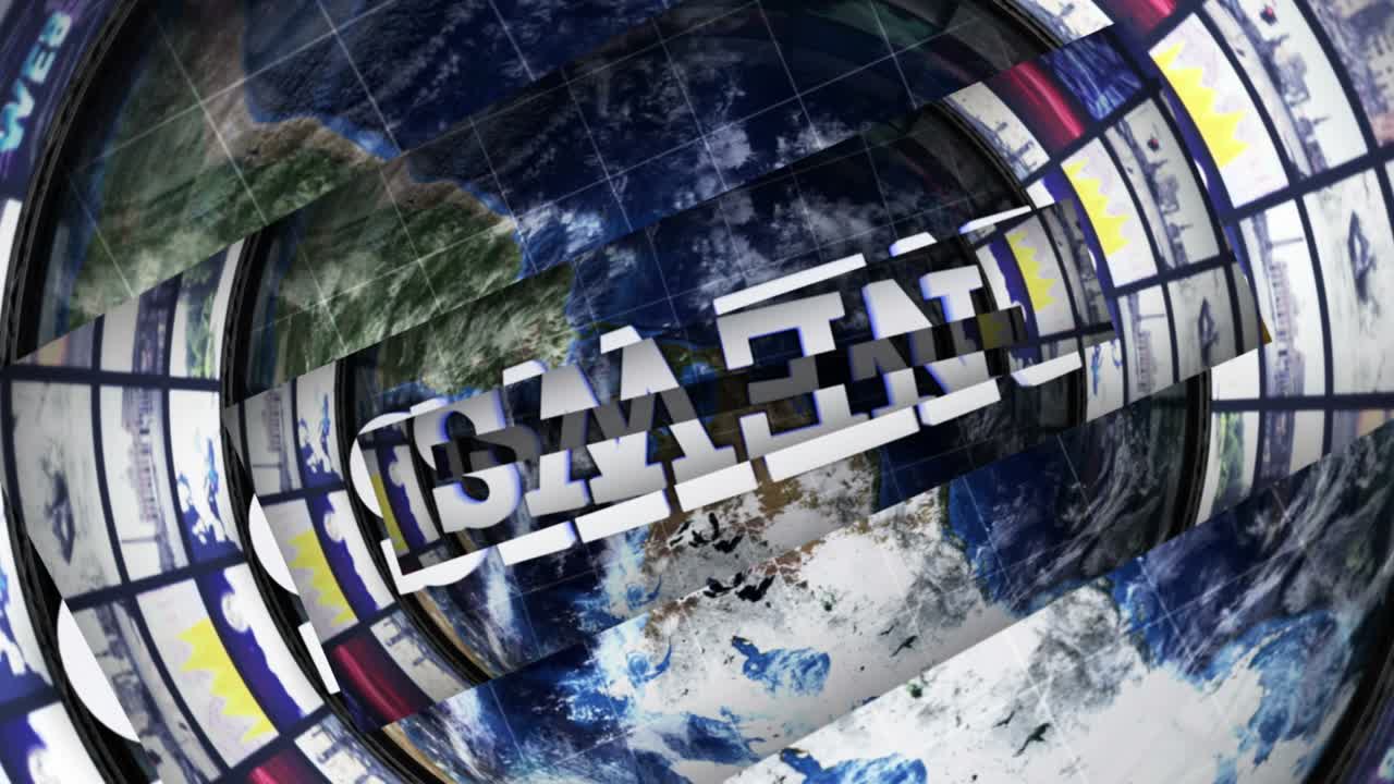 noticias y barras abiertas, con pantalla verde y canal alfa, bucle, 4k