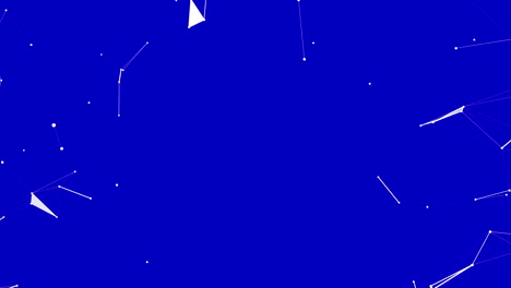 animación de zoom de partículas de plexo abstracto 3d | plexo en pantalla verde_jp