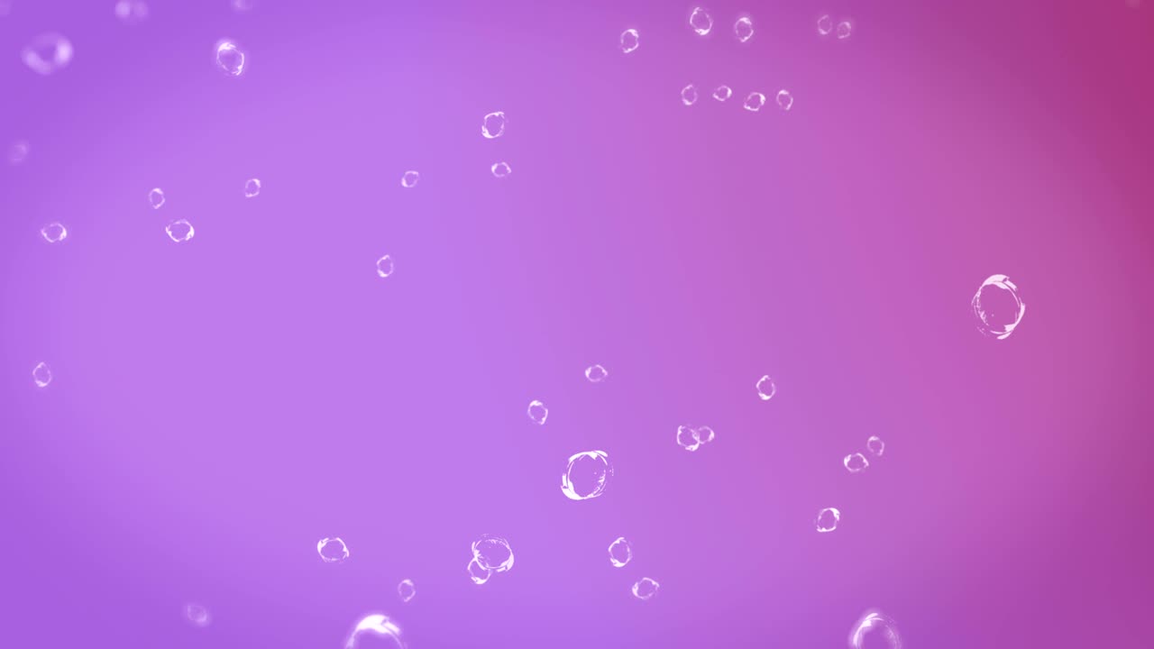 animación de fondo de movimiento abstracto de 4k con burbujas