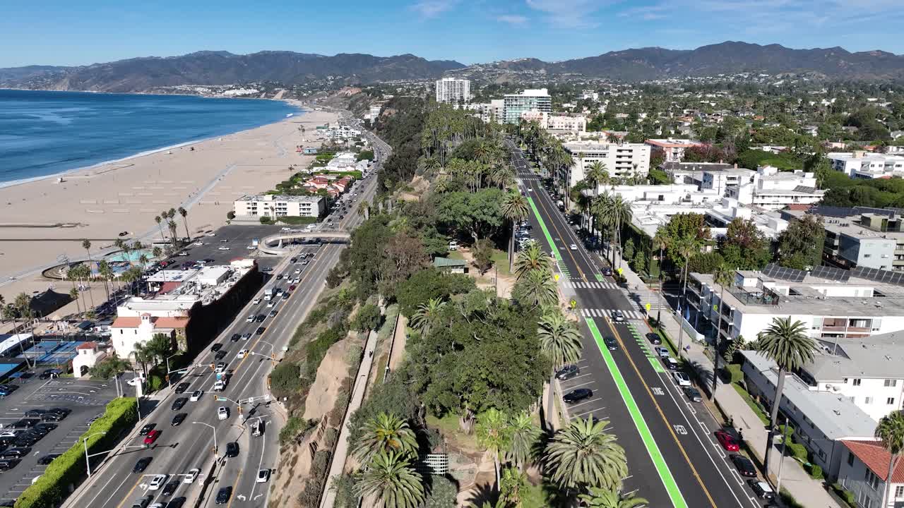 미국 캘리포니아 로스앤젤레스의 산타 모니카
