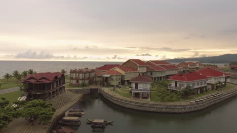 菲律賓阿庫薩爾之家 (las casas filipinas de acuzar) 的空中拍攝