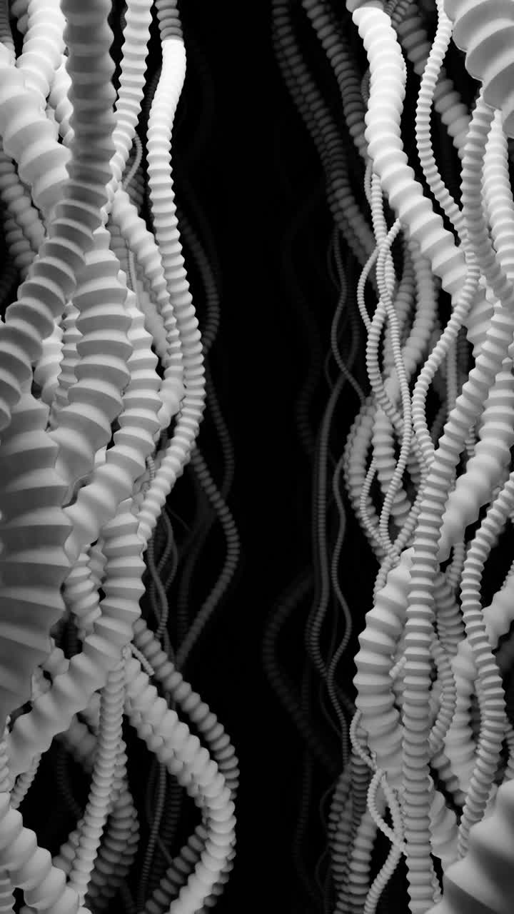 Abstract Monochrome Strings