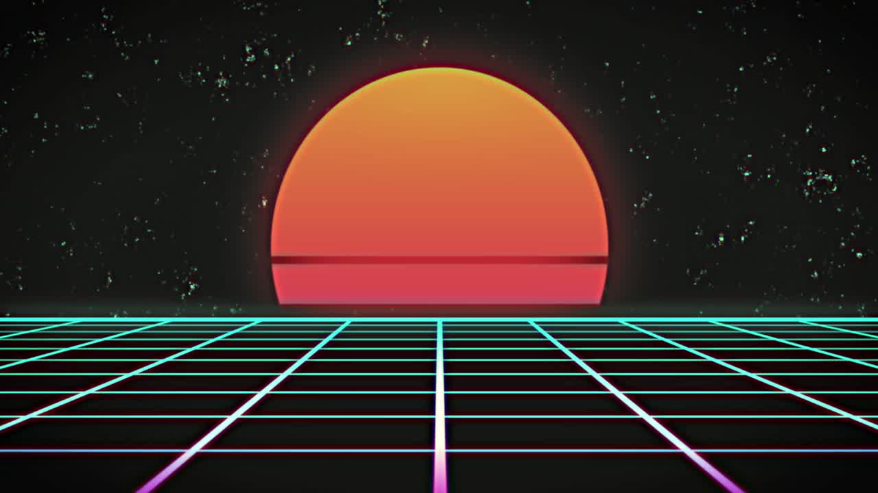 블랙 배경에 오렌지색 둥근 배너와 그리드 네트워크를 통해 추상적인 모양에 플래시 판매 텍스트