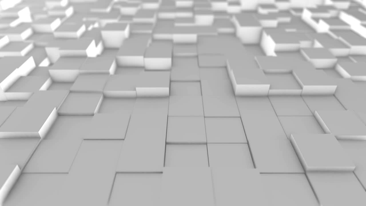 cubos 3d de bucle abstracto