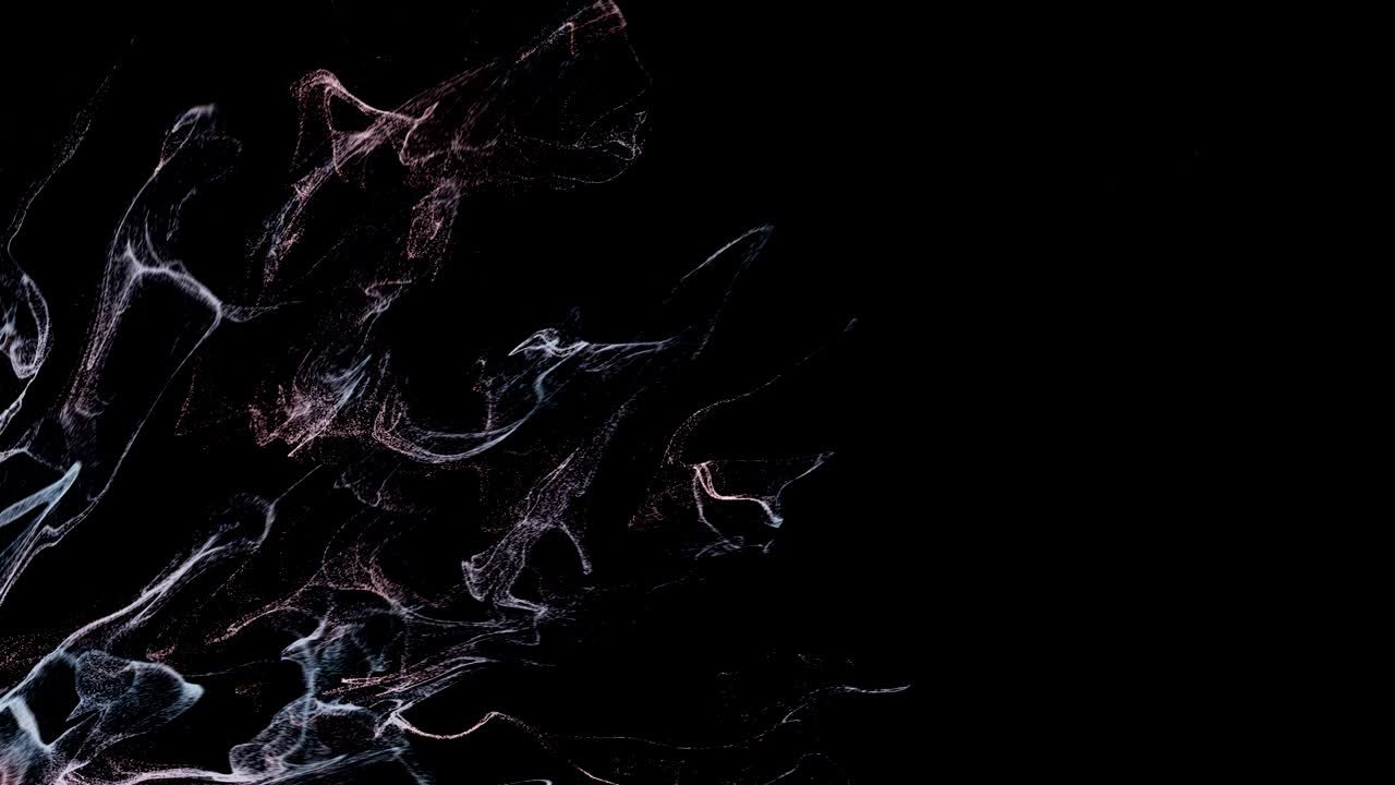 Particle Glitter Dust Simulation.