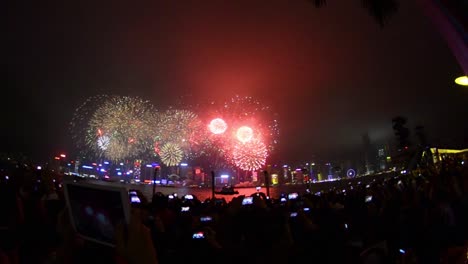 hong kong fireworks display