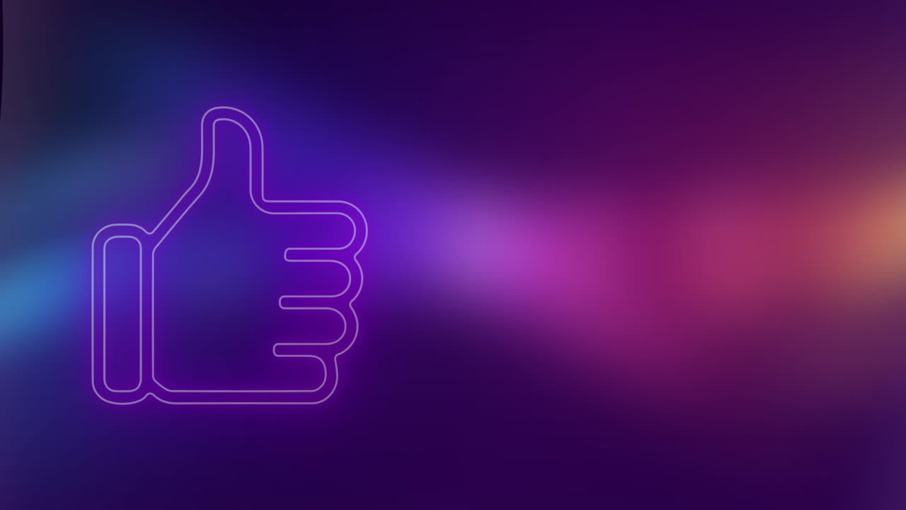 Like icon animation of elements thumbs up hand animation success gesture emoticon sign 3d emoji