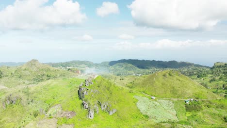 Chocolate-Hills-Auf-Cebu,-Philippinen