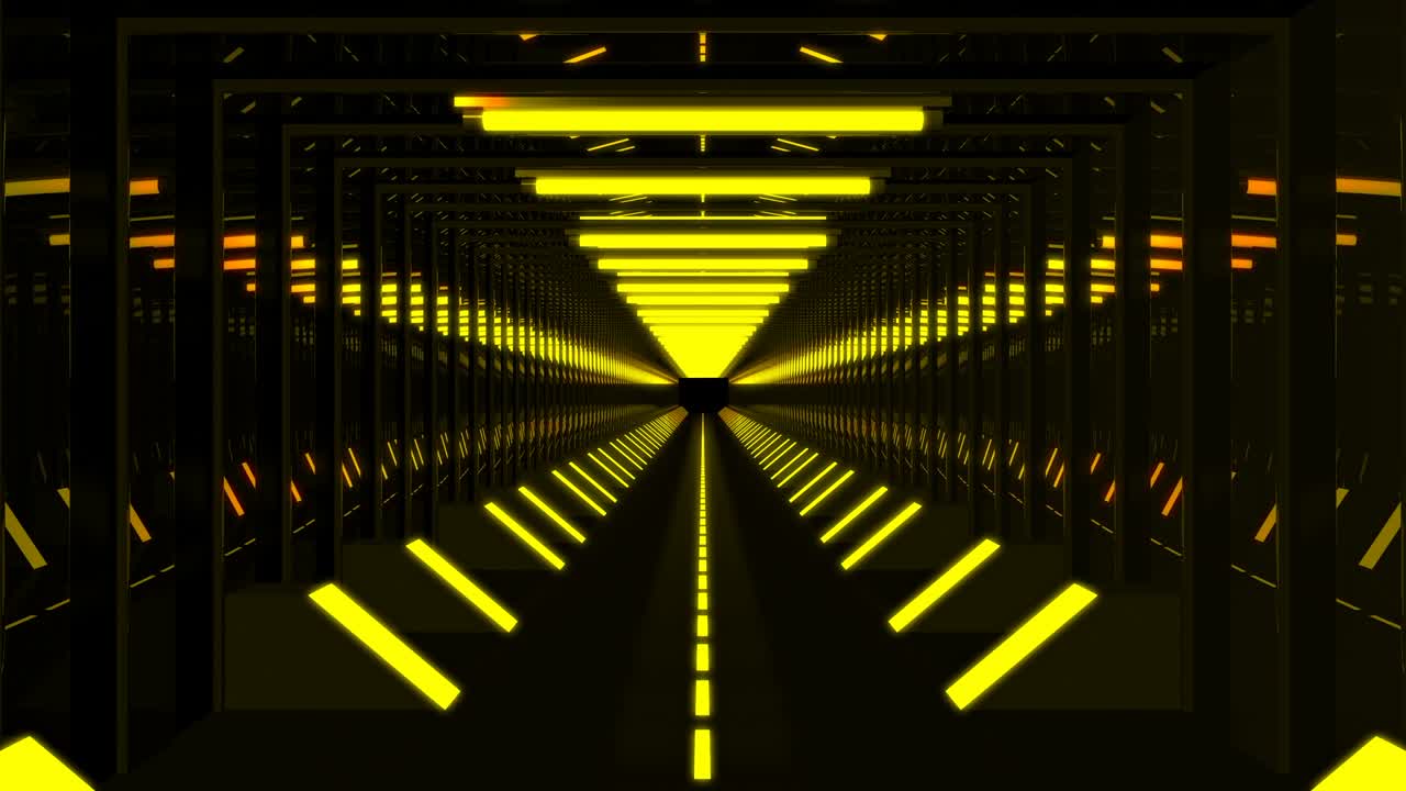 패션 노란색 배경 루프