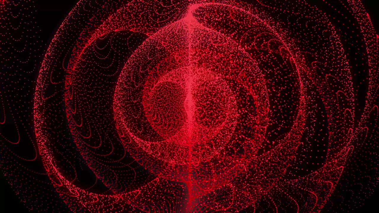 cambio de color del arco iris animación de patrón de forma de punto