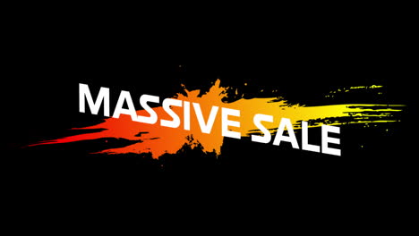 Words-Massive-Sale-appearing-with-orange-splash-circle