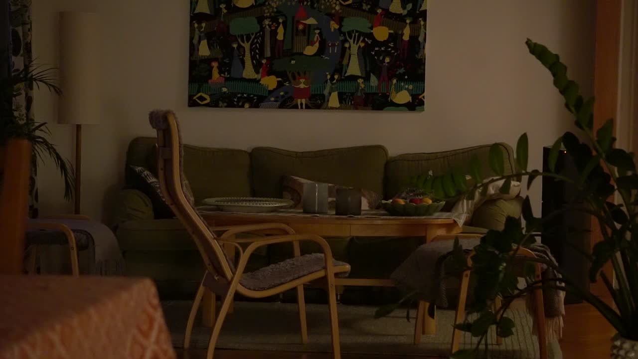 Normal living room in a normal house.