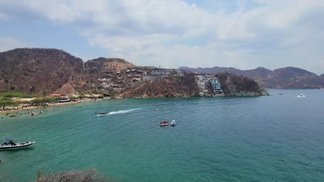 Increíble-Vista-En-Taganga,-Colombia