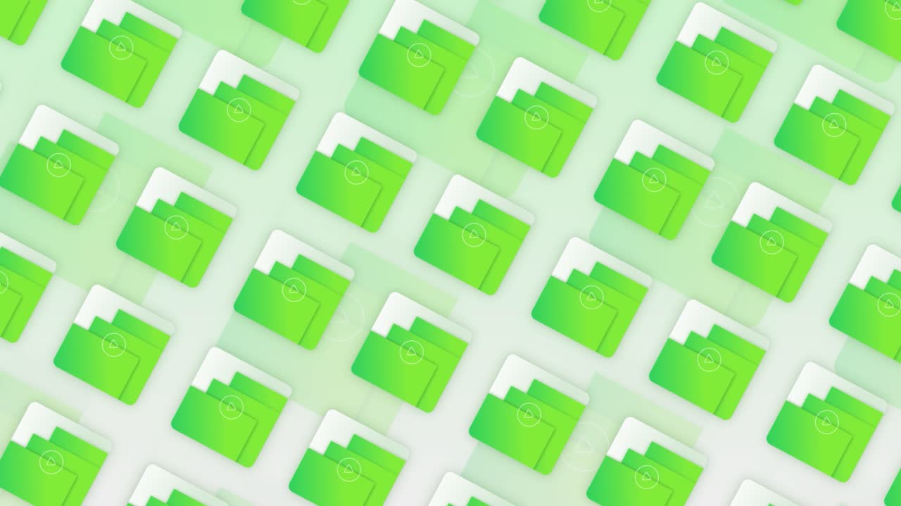 녹색 폴더 패턴