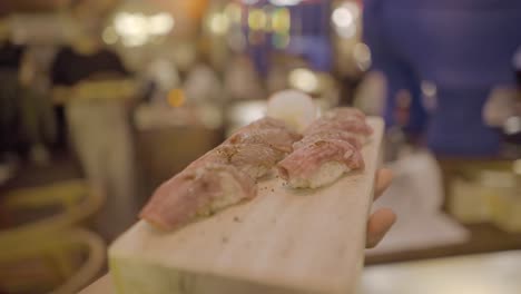 wagyu beef sushi