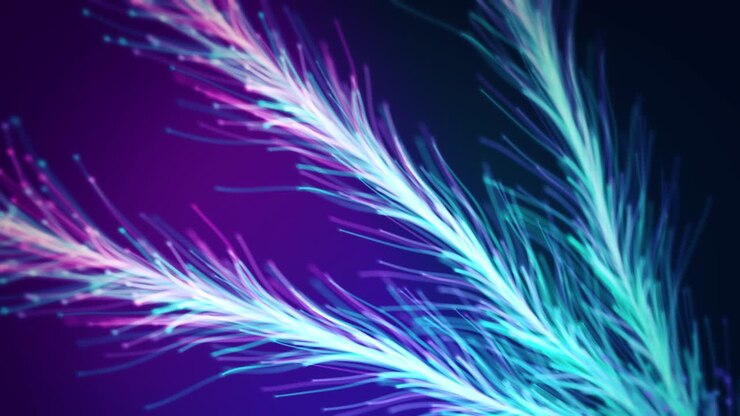 Abstrakt blomstret baggrundsanimation