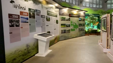 informative displays about khao yai national park