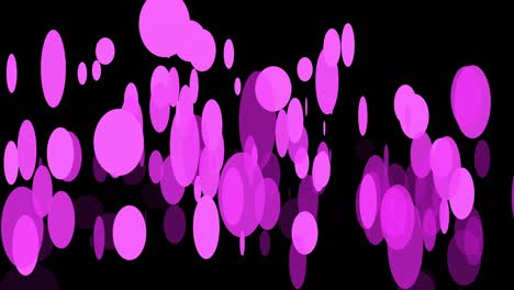 black background with moving circles