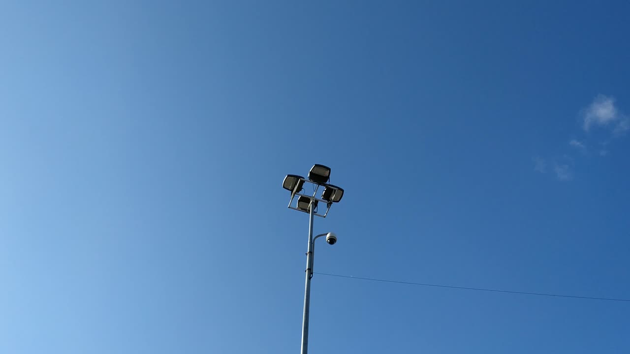 주차 보안을 위한 실외등